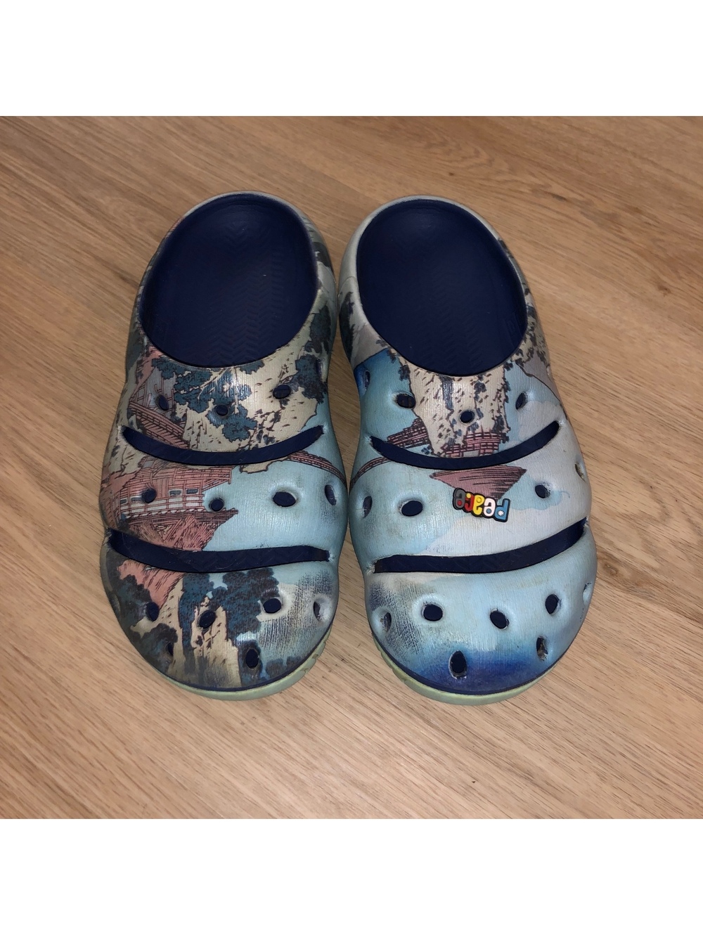 KEEN YOGUI Kumonokakehashi ELNEST CREATIVE ACTIVITY CLOGS SLIDES RARE MENS SZ 12